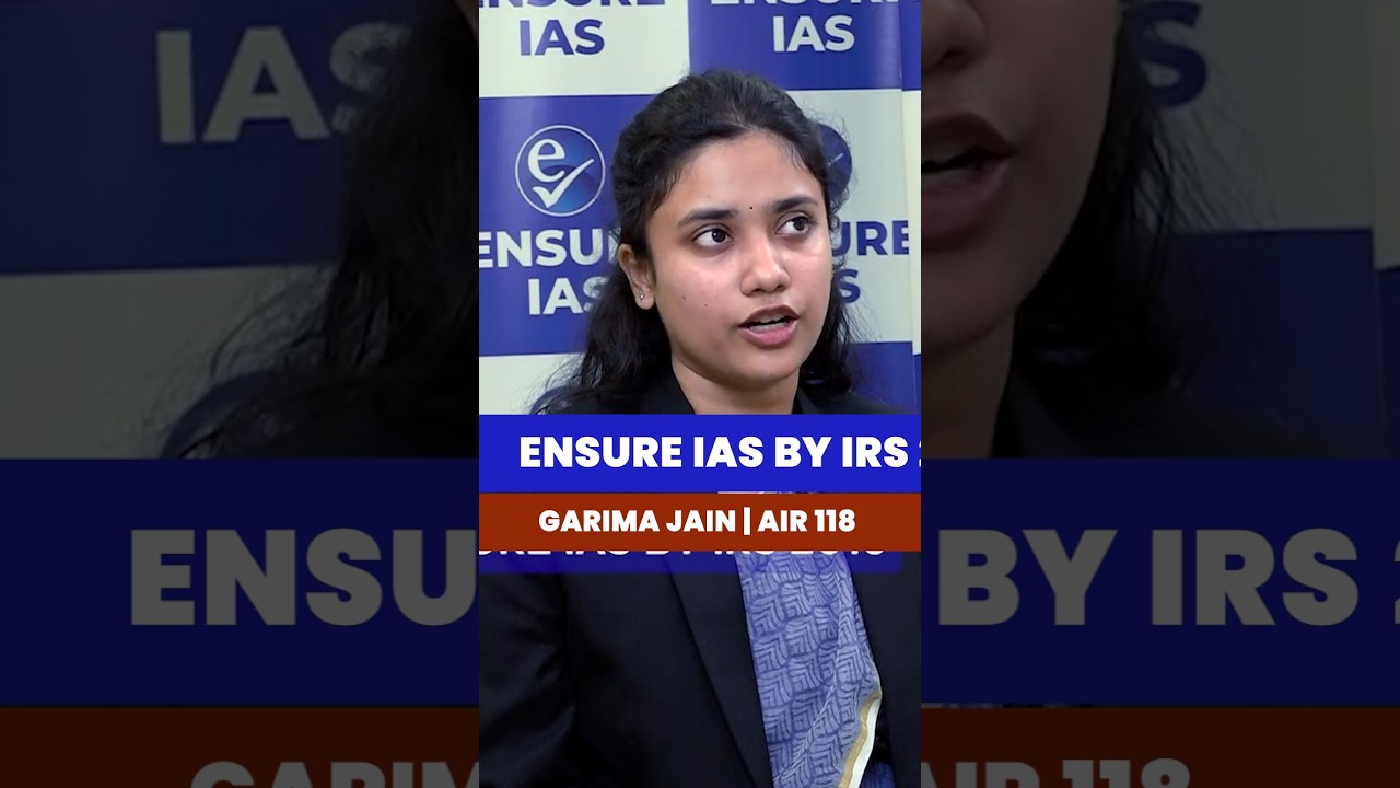 Garima Jain UPSC CSE 2024 - AIR 118 | UPSC Topper Mock Interview #topper #ias #success #motivation