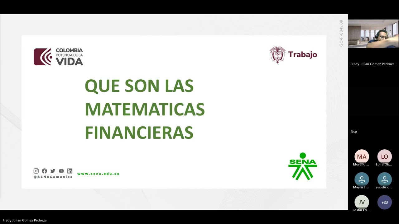 GRABACION SESION EVIDENCIAS FINANCIERAS