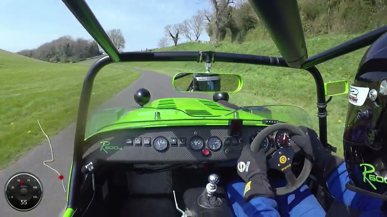 Gurston Down Speed Hillclimb Championship 16 April 2022 - Caterham 7 HPC - R600kg .