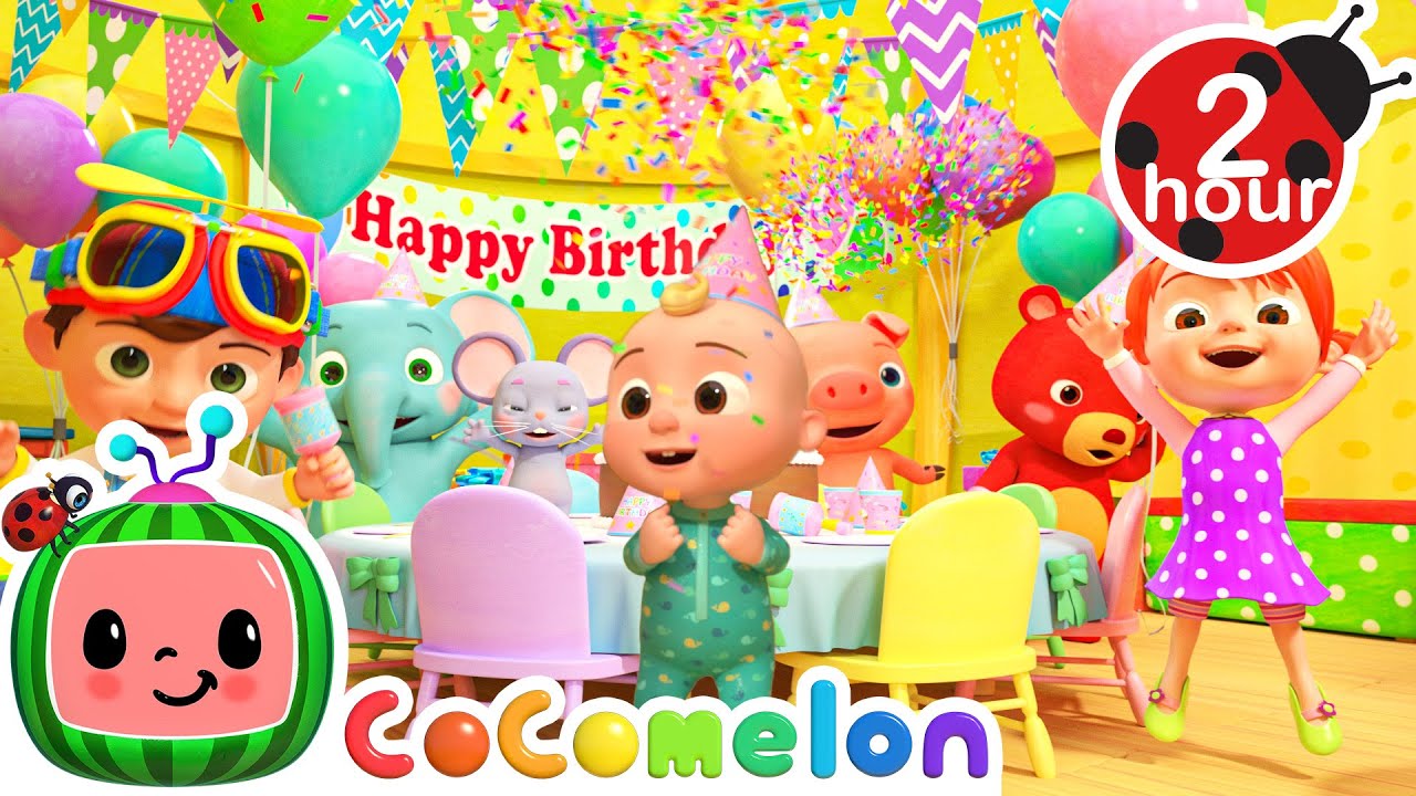 🎂Happy Birthday Song🎂 | COCOMELON 🍉| Family Time! 👨‍👩‍👦 | MOONBUG KIDS | Family Cartoons