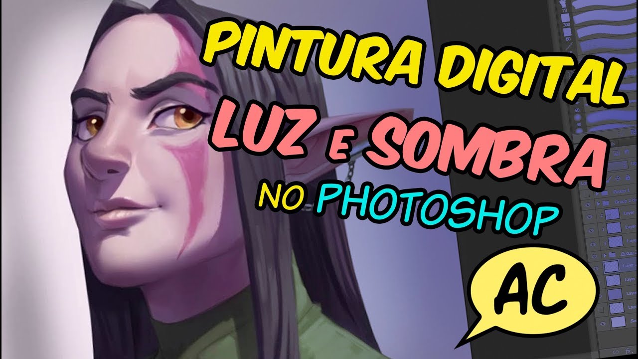 Pintura Digital - Sombra e Luz - PhotoShop