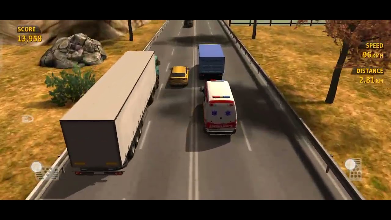 Traffic racer race