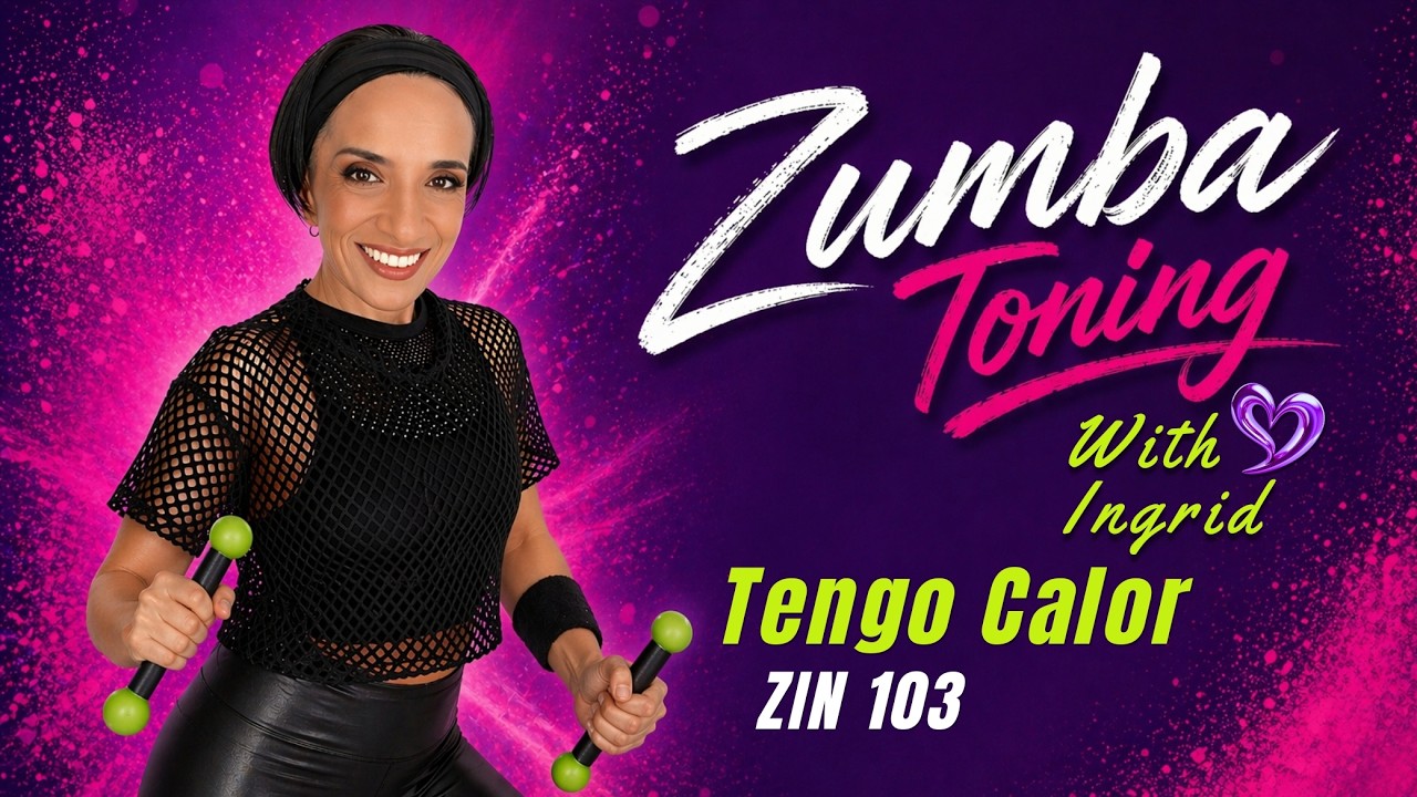 Zumba Toning & Zumba Fitness | Tengo Calor | Merengue | ZIN Vol 103 | Zumba Fitness with Ingrid 💜 