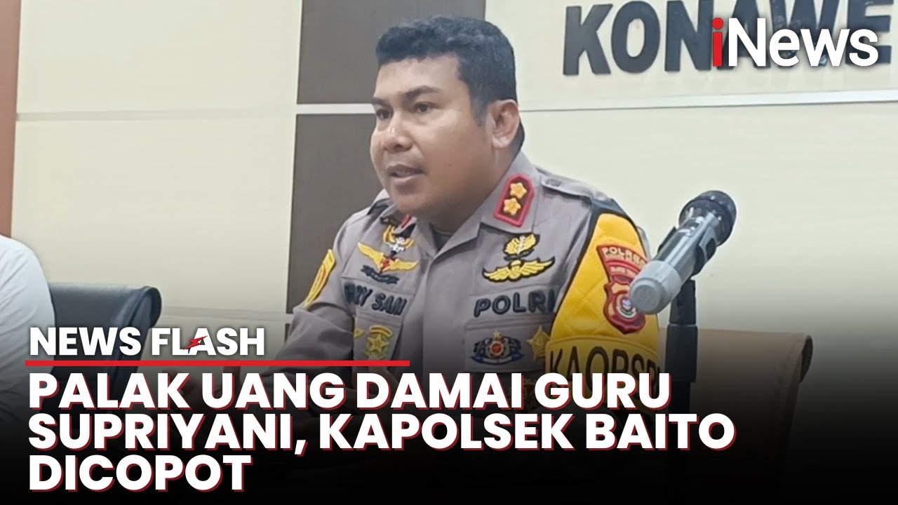 Kapolsek dan Kanitreskrim Baito Dicopot Usai Minta  Uang Damai Rp50 Juta dari Supriyani