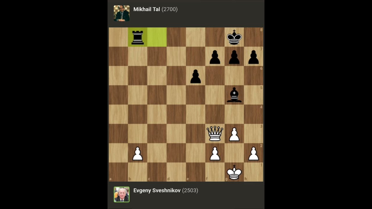 Evgeny Sveshnikov vs Mikail Tal ◉ URS Championship ‖ Minsk → Belarussia (1979)
