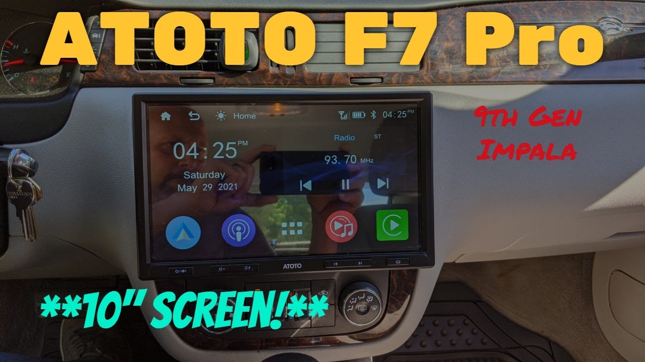 9th Gen Impala Audio Upgrades Part 1: ATOTO F7 Pro 10 Inch Headunit