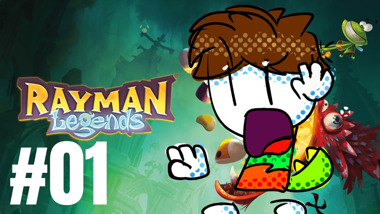 Rayman Legends #1 JOGANDO e ZUANDO com meu AMIGO kkkkkk