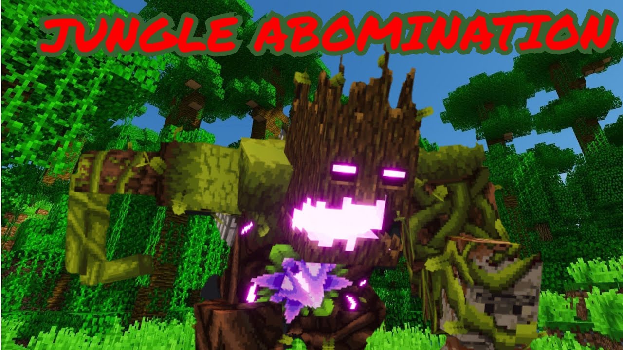 MInecraft Jungle Expansion: Jungle Abomination Boss Fight