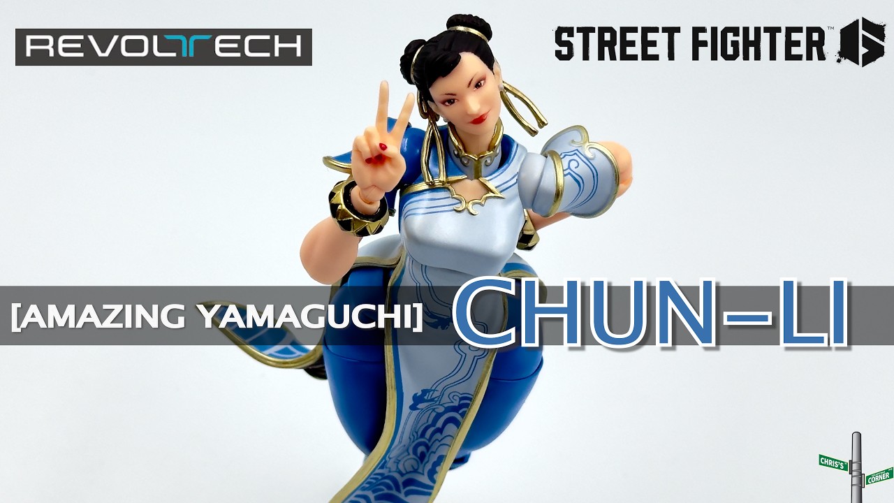 Потрясающий обзор перчаток Чун-Ли из игры Street Fighter 6 от Yamaguchi Revoltech.