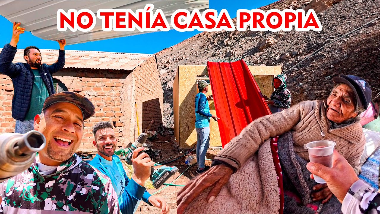 Regalamos Hermosa CASA 🏠 a MUJER CIEGA mayor de 80 AÑOS 👵 , esta fue su reacción.
