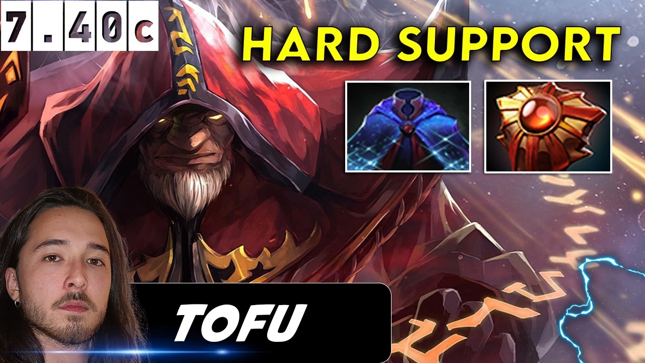 Tofu Warlock Hard Support - Dota 2 Patch 7.40c Pro Player Full Gameplay