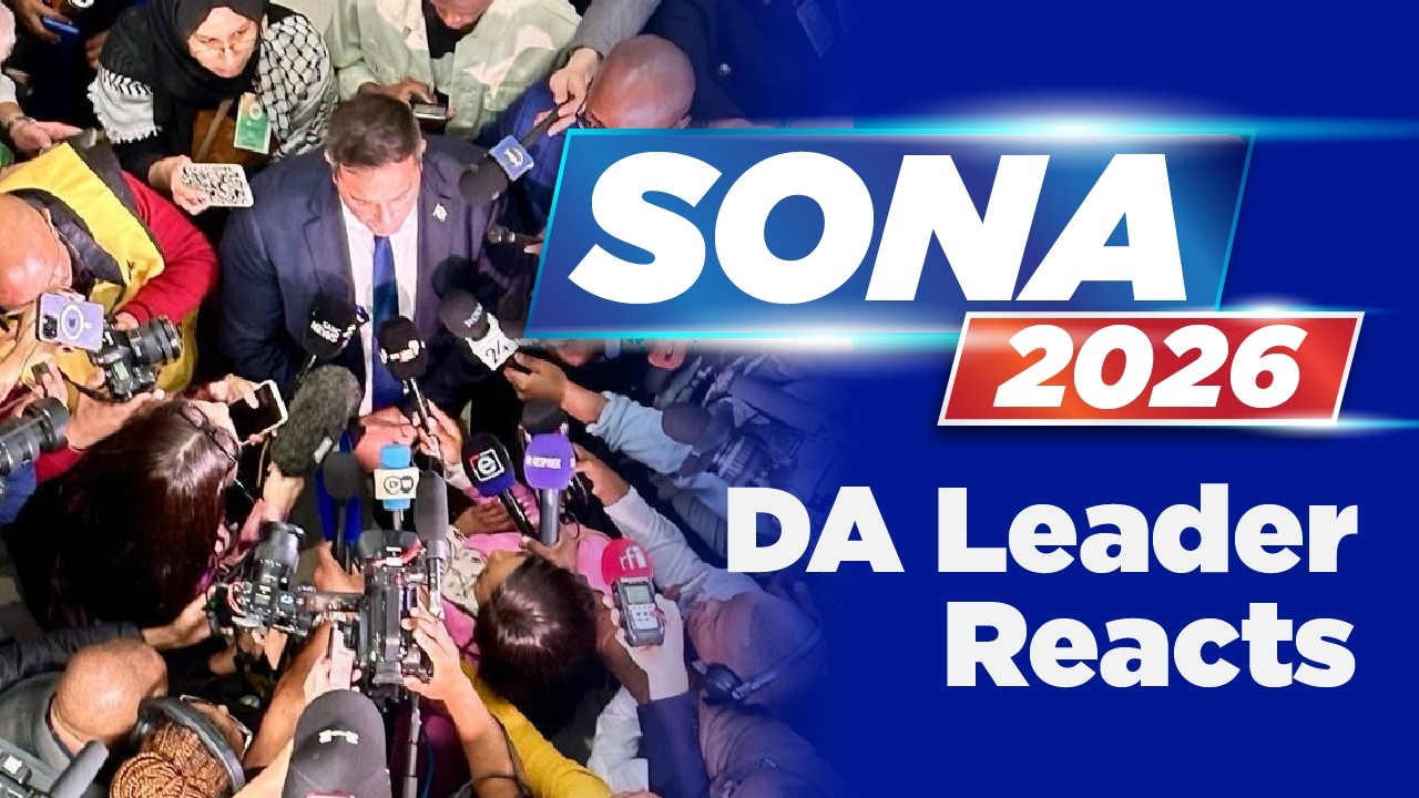 Steenhuisen reacts to 2026 SONA