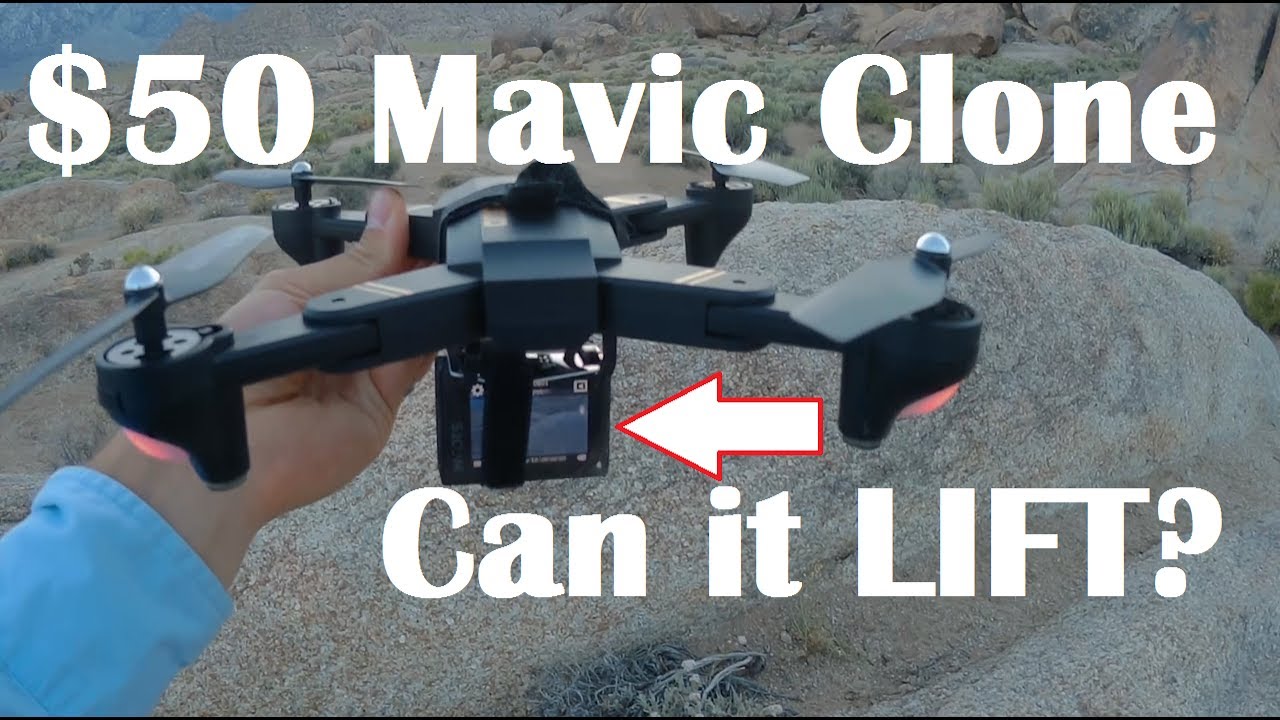 DJI Mavic Clone: Carry a GOPRO? TIANQU XS809W Visuo Review Test