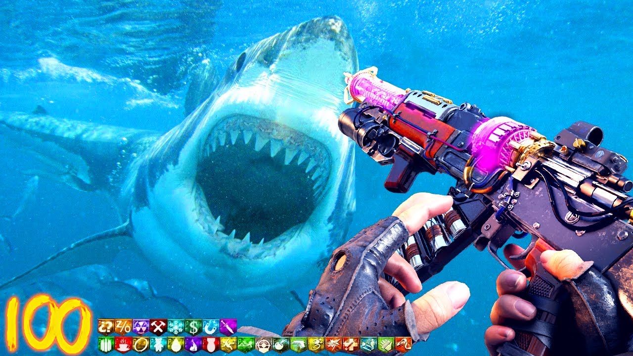 SHARK ZOMBIES. (HARDEST MAP)