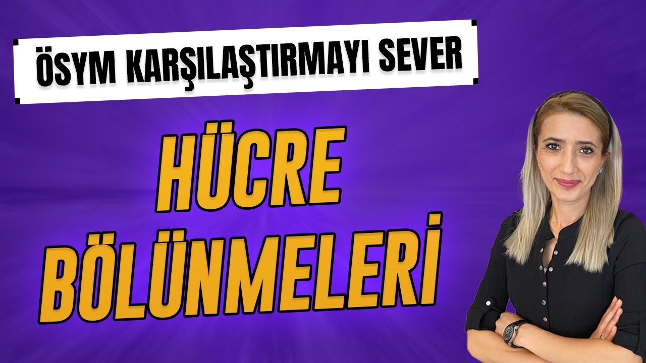 PÜF NOKTALARLA HÜCRE BÖLÜNMELERİ | Seda Hoca Biyoloji #tyt2023