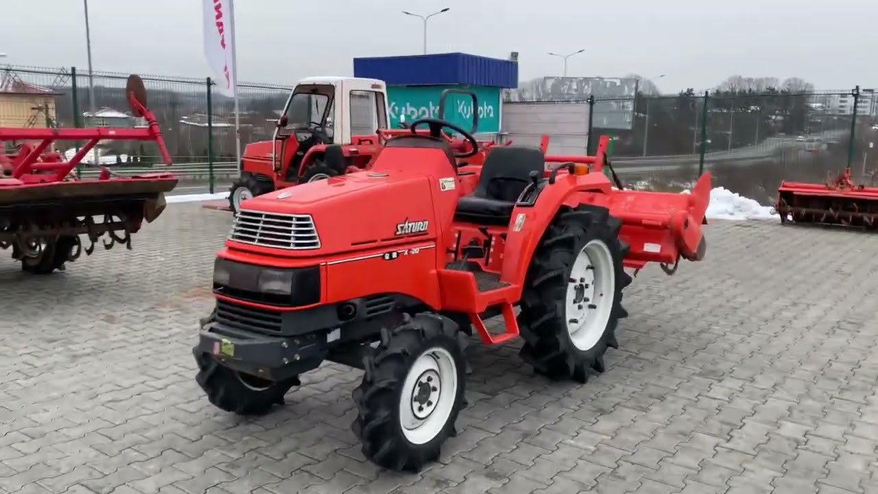 Огляд японського міні трактора Kubota Х-20 | Totus Traktor