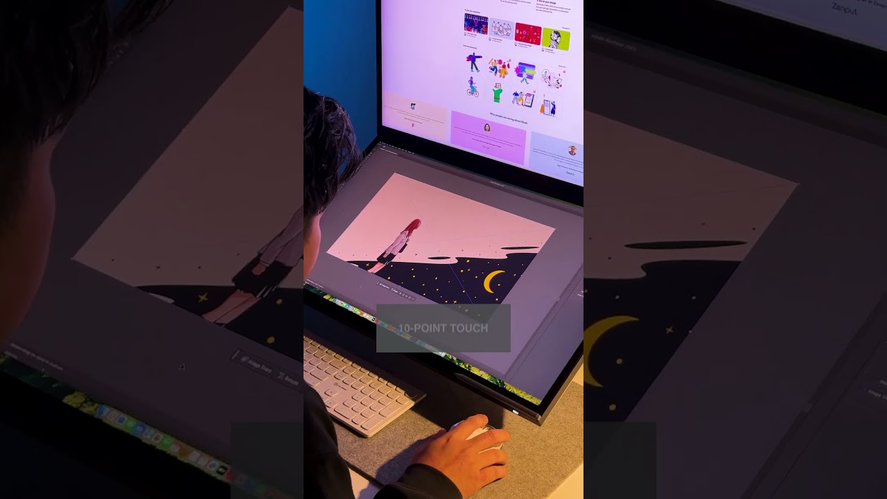 This Is Every GRAPHIC DESIGNER'S DREAM MONITOR | Clarity Fold Touch 27