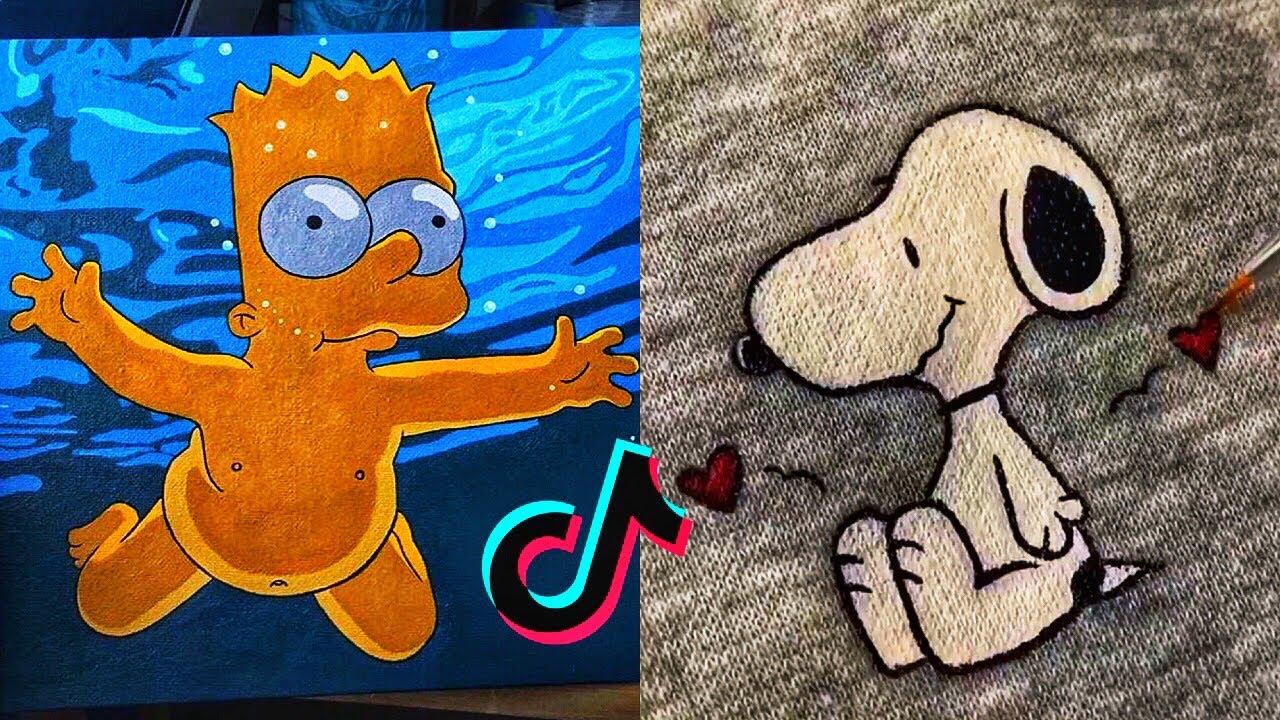 People Painting Things on TikTok for 7 Minutes Straight Part 30 | Tik Tok Art