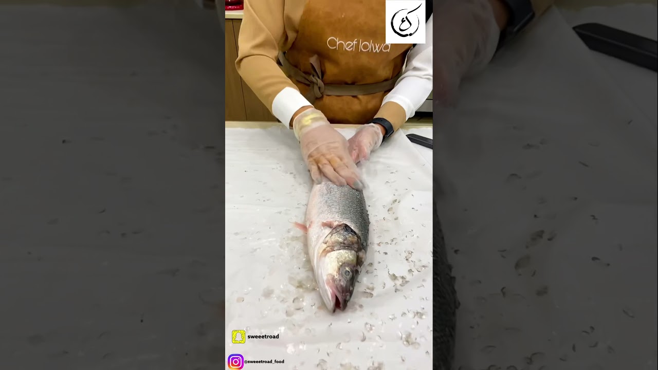 طريقة تنظيف السمك والربيان للشوي والقلي