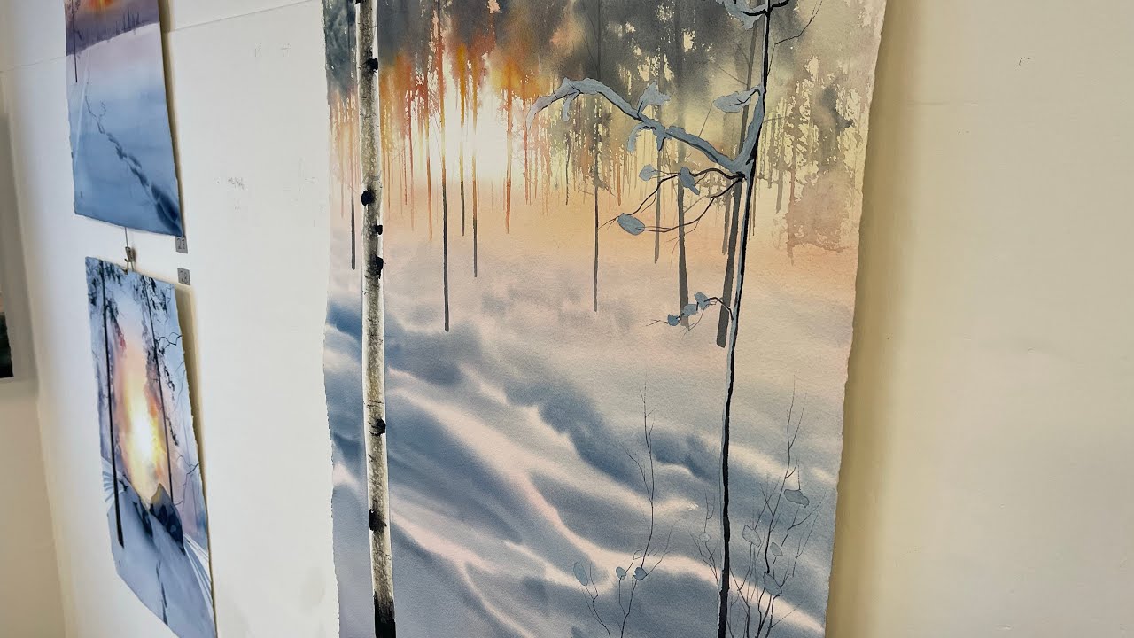 Exhibition prep (The art of hanging)