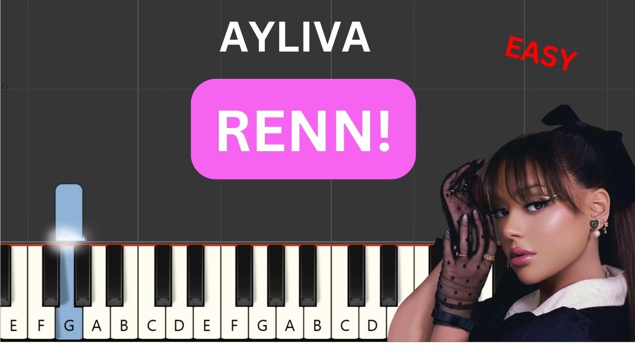 AYLIVA - Renn! (Easy Piano Tutorial)