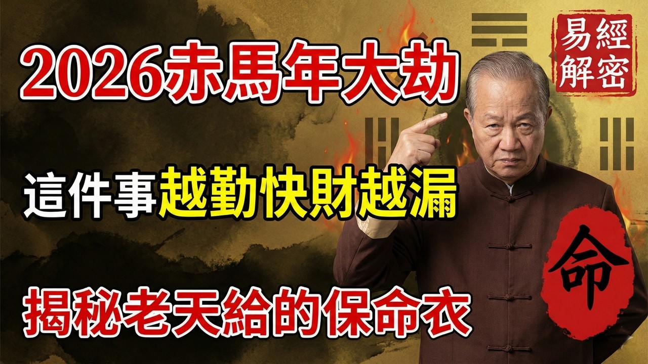 【認知覺醒】過年越勤快家運越敗？揭秘2026赤馬年被你親手掃掉的財庫真相.#曾仕強 #易經 #中國式管理 #人生智慧 #國學 #處世哲學 #人性 #職場 #修身 #智慧 #福報 #傳統文化