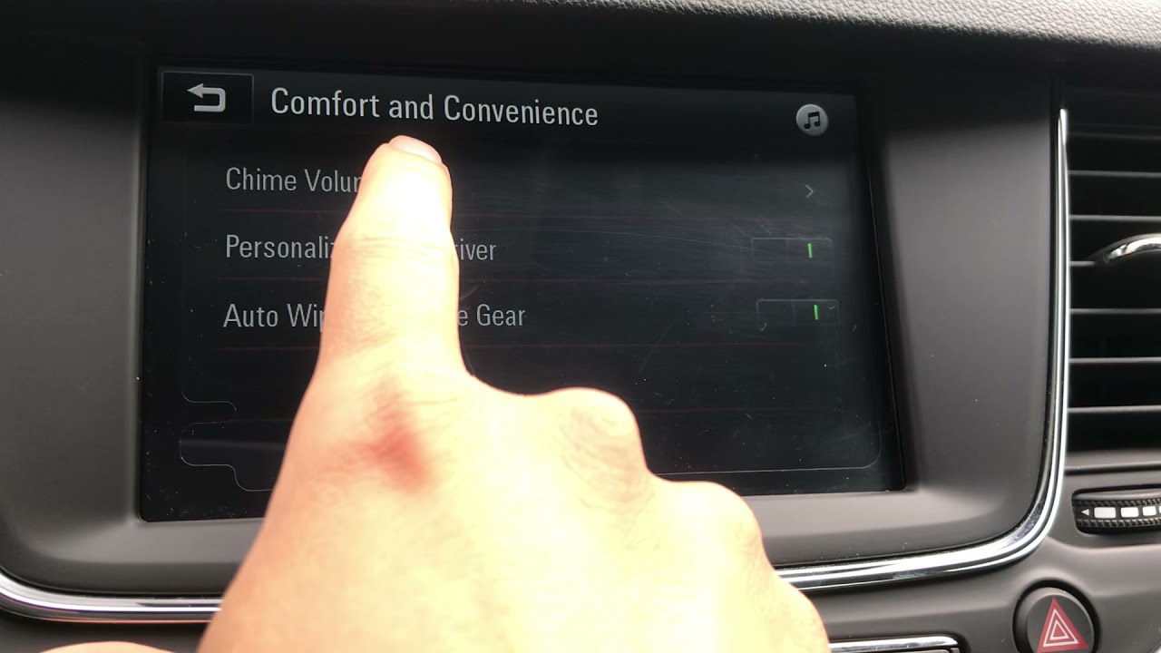 Opel Astra K Dashboard Options & Settings  | 2017 | #43