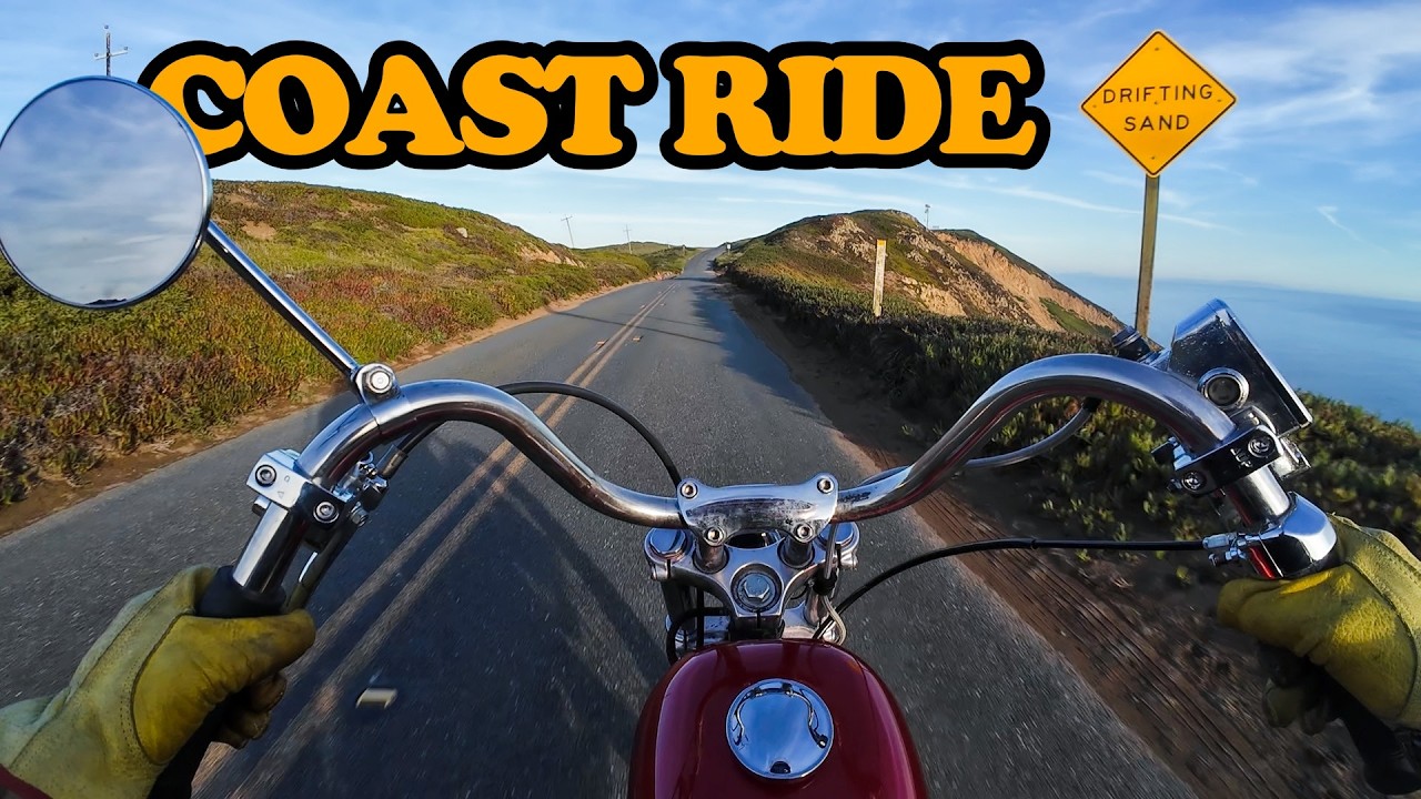 Sportster Chopper Ride to Point Reyes Lighthouse | NorCal Hills, Breakdown & Roadside Rebuild