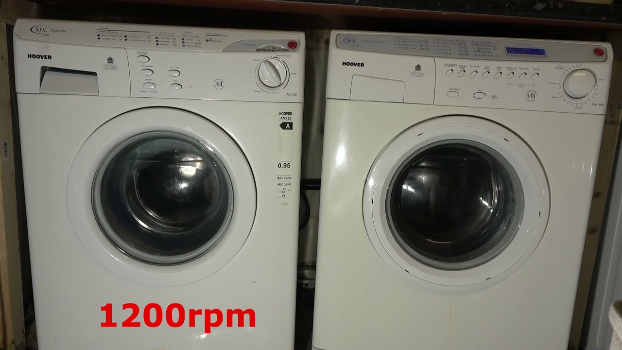 Spin Race No.311 - Hoover six am120 vs hoover six whisper aaa160