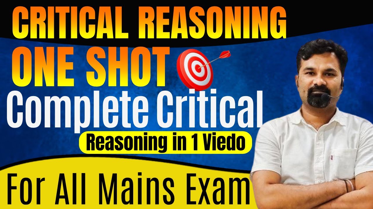 Critical Reasoning in One Video | Bank PO I Clerk I SSC CGL I NTPC I Radhey ki Reasoning