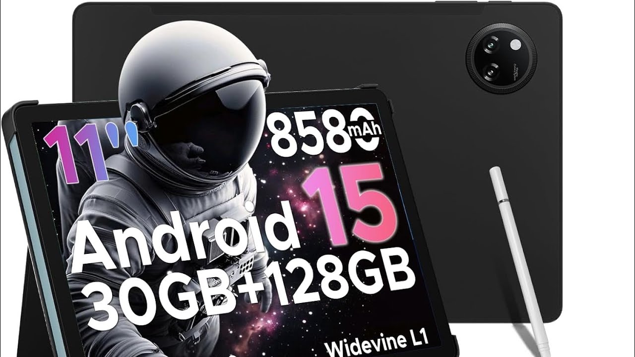 DOOGEE Tab A9 Pro+ 2025 Tablet | 11-inch 90Hz Display | Android 15 | 30GB RAM (8GB+22GB) + 128GB