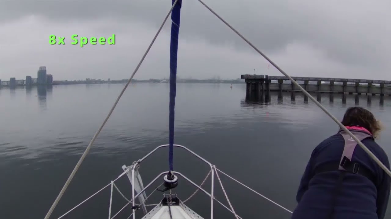 Penarth Marina Departure Timelapse - Alize 2nd May 2022
