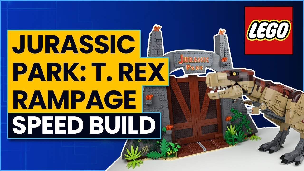 Lego Jurassic World 75936 Jurassic Park: T. rex Rampage Speed Build - Lego Lady 2022