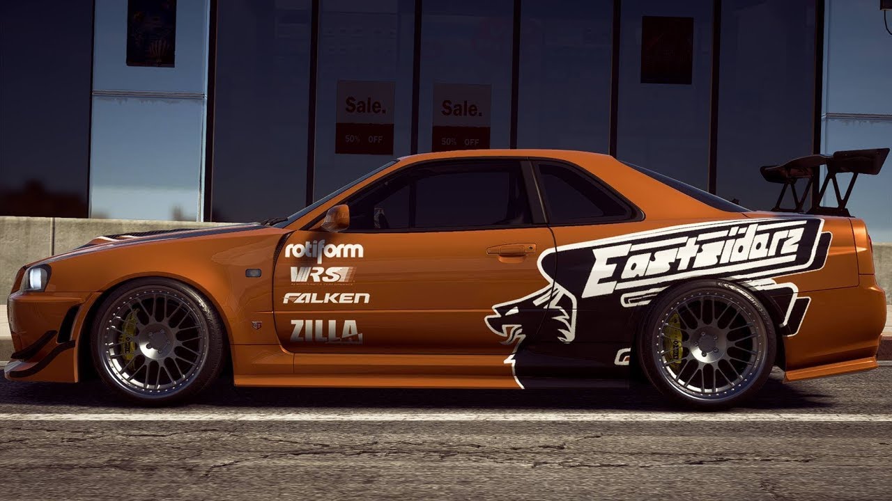 Eddie's Eastsiders Nissan Skyline R34 GTR | Need for Speed 2015 vs Need for Speed Payack