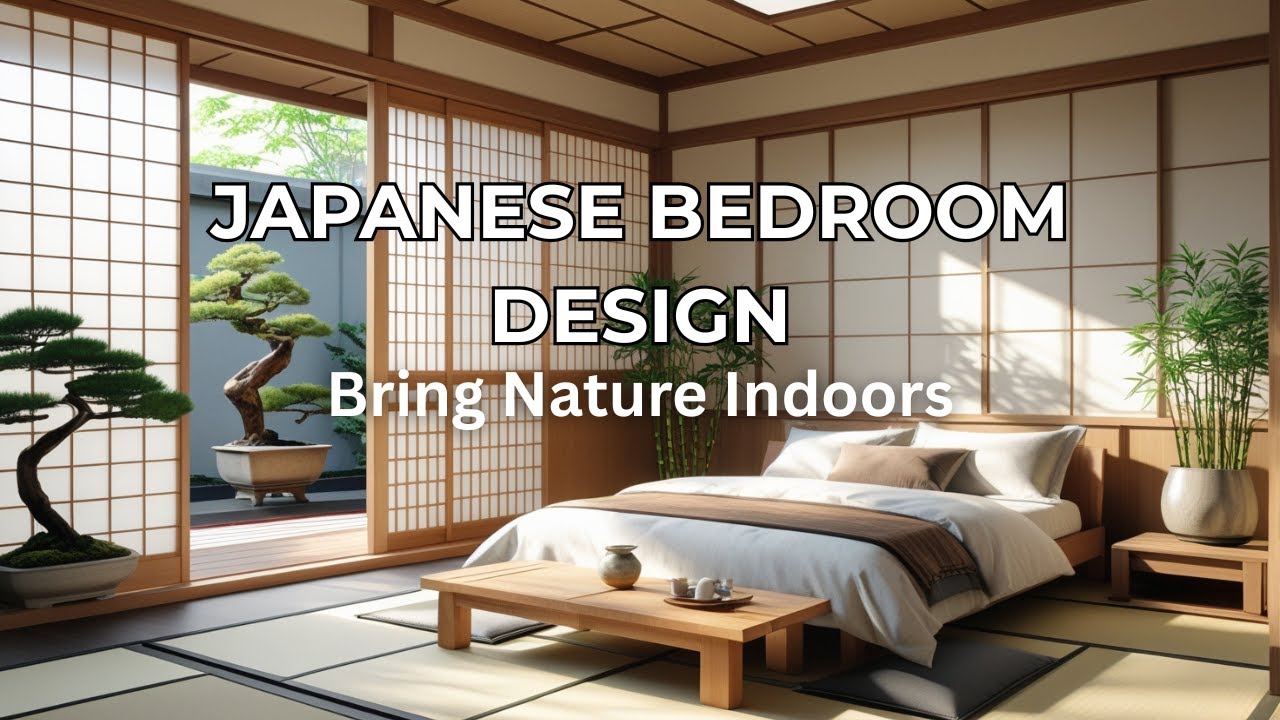 Japandi Bedroom Design - Bring Nature Indoors | Japanese Style Bed Frame | Bedroom Design