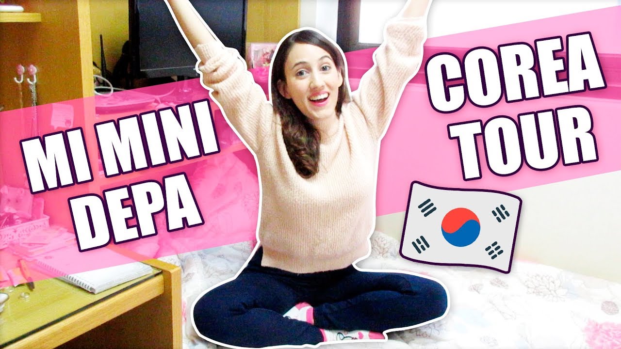 ASÍ ES UN CUARTO DE ESTUDIANTE EN COREA 🏠 HOUSE TOUR | HelloTaniaChan