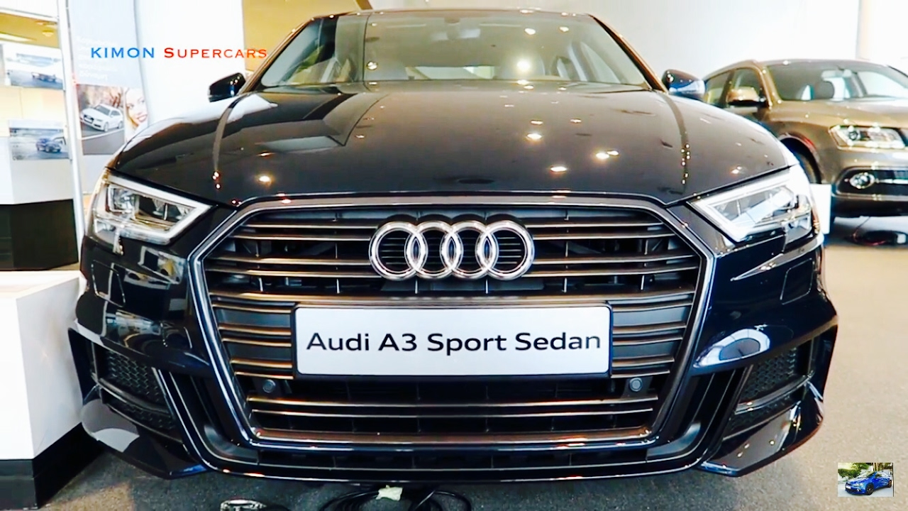 NEW 2018 Audi A3 Sedan S-Line - Exterior & Interior