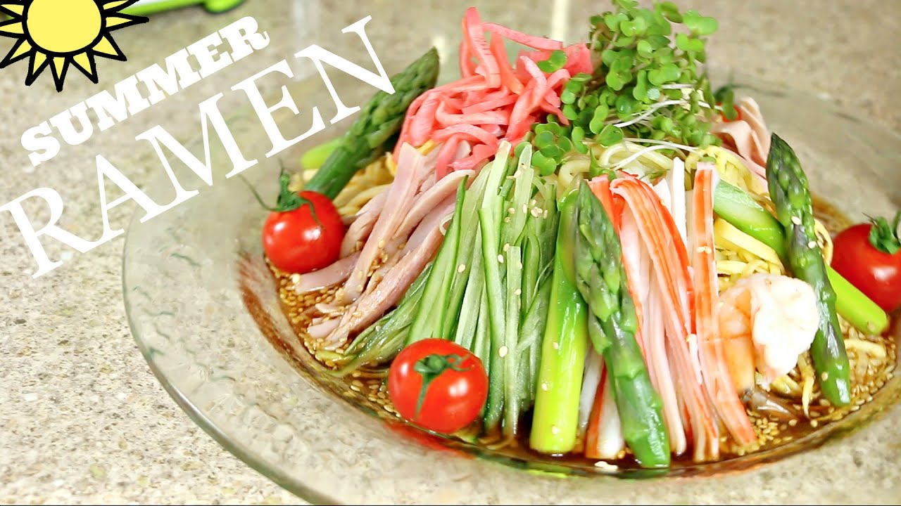 HOW TO MAKE COLD RAMEN -  冷やし中華 - HIYASHI CHUKA RECIPE