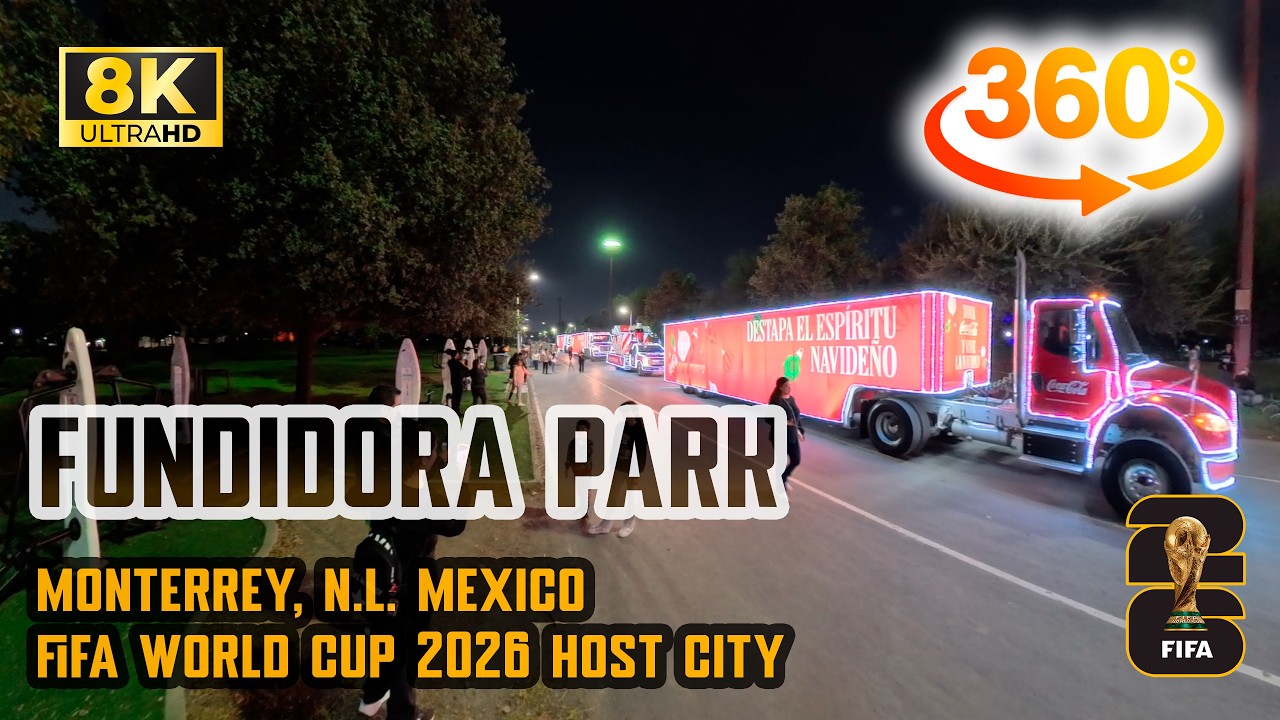 Christmas parade Fundidora Park 360 VR | FIFA World Cup 2026 Host City | Monterrey, Mexico