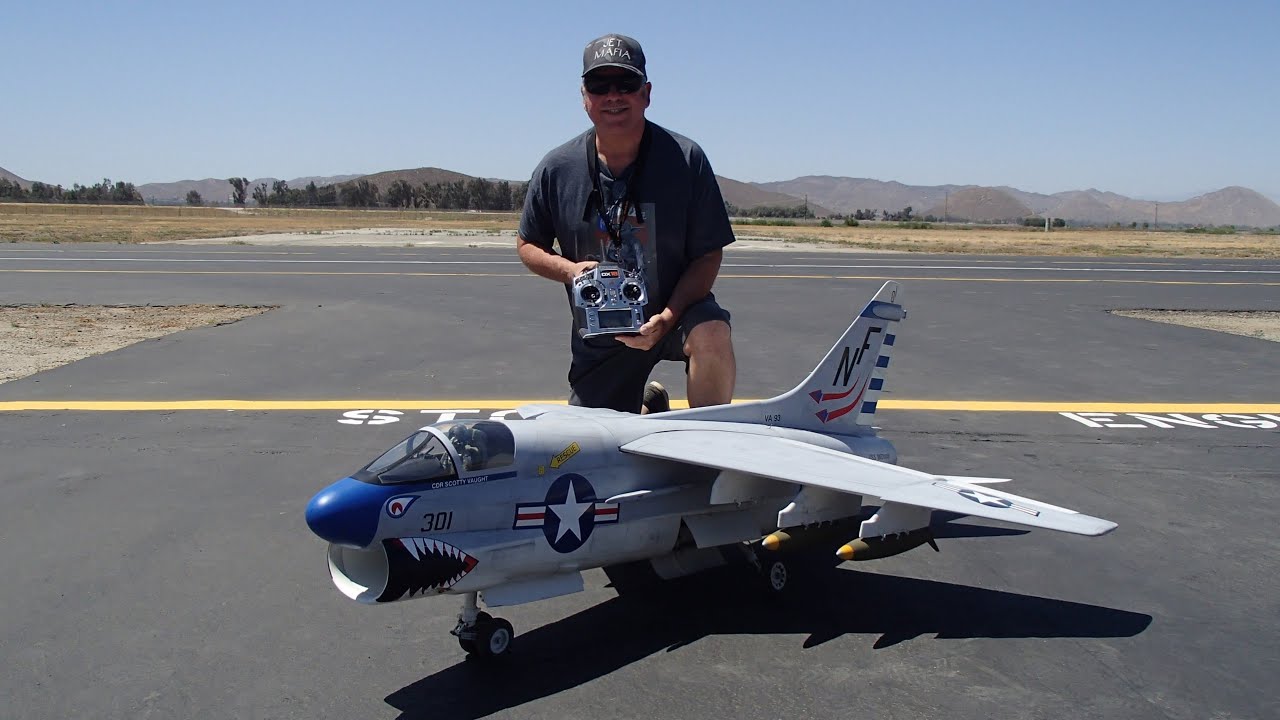A-7 Corsair II w/ Wren 100 Turbine by John Gerhardt, Hemet Jet Rally, 2021