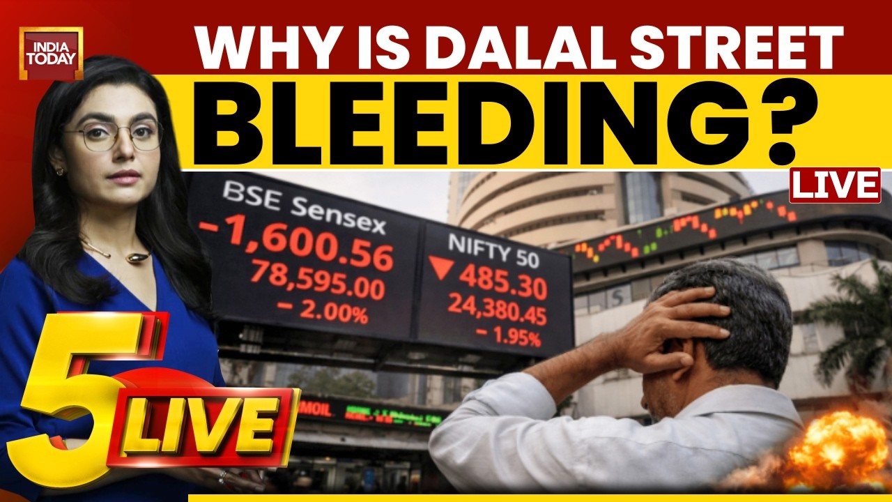 Iran-Israel War News LIVE: Why Is Dalal Street Bleeding? | 5ive Live with Sonal Mehrotra Kapoor