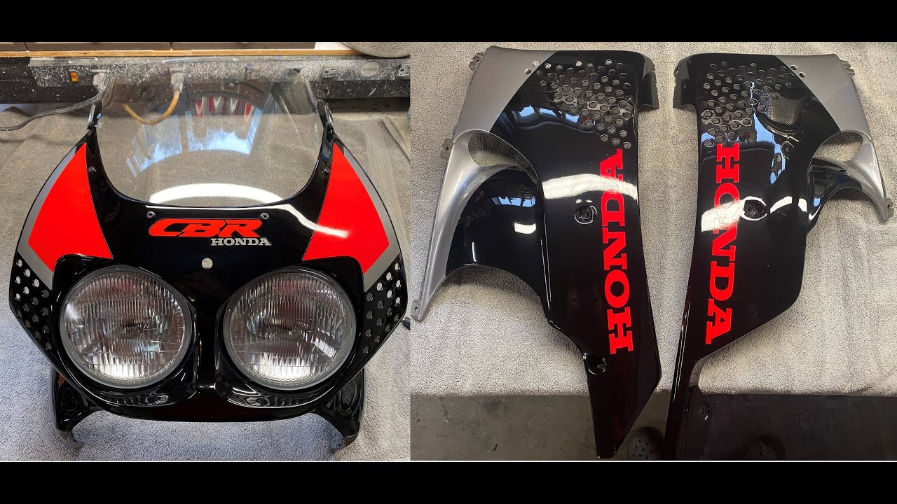 93 CBR900RR Restoration prt.6 - Front End Teardown, Detailing and Fairing Restoration