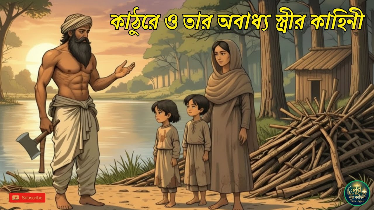 অবাধ্য স্ত্রীর অত্যাচারে অতিষ্ঠ এক কাঠুরের জীবন || শিক্ষণীয় একটি গল্প || Noor Kahini