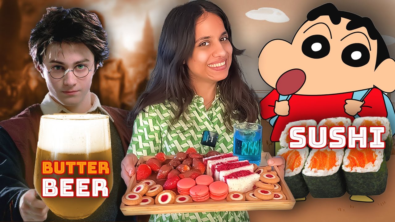 I Only Ate Foods From Famous MOVIES and TV SHOWS For 24 Hours 😍 | @sosaute