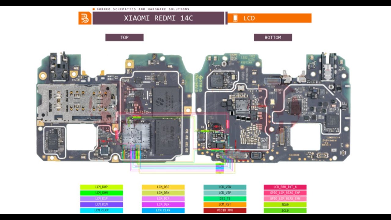 REDMI 14C Schematic Diagram all Section Jumper Ways Hardware Solutions... #shorts 