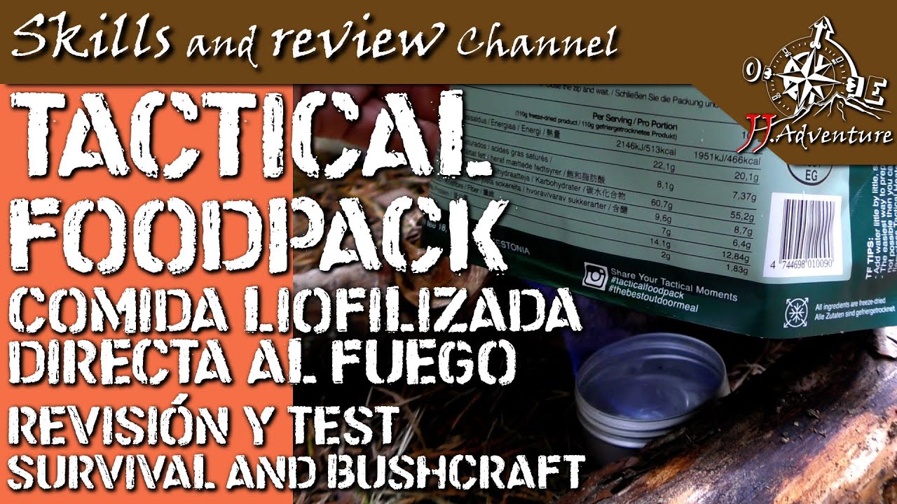 ✅ TACTICAL FOODPACK | Comida Liofilizada para tus aventuras