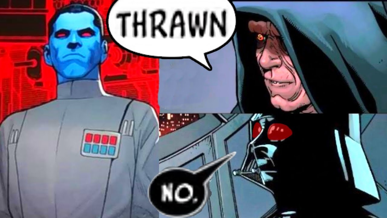 THRAWN IS BACK AND SIDIOUS SHOCKS VADER(CANON) - Star Wars Comics Explained