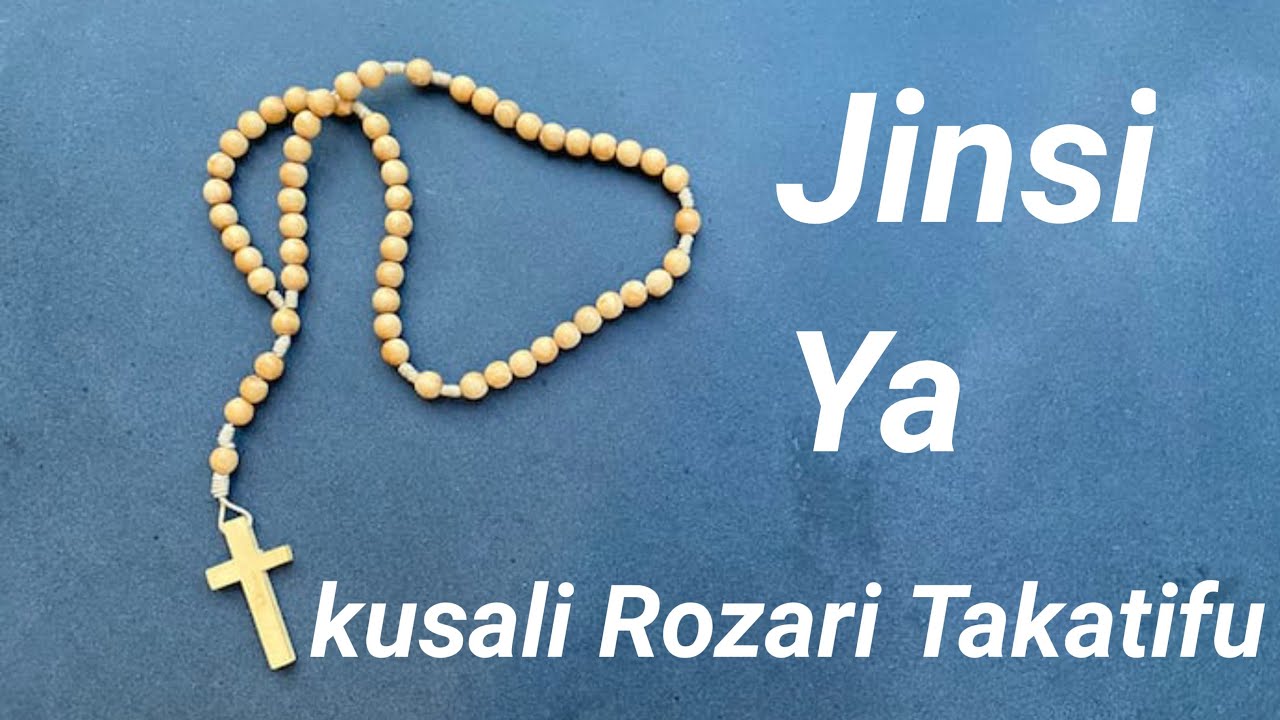 Namna Ya Kusali Rozari Takatifu Ya Mama Bikira Maria.