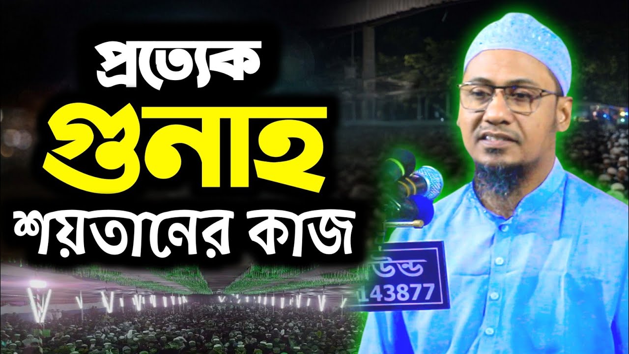 প্রত্যেক গোনাহ শয়তানের কাজ ।আনিসুর রহমান আশরাফী ওয়াজ।Anisur Rahman Ashrafi waj।