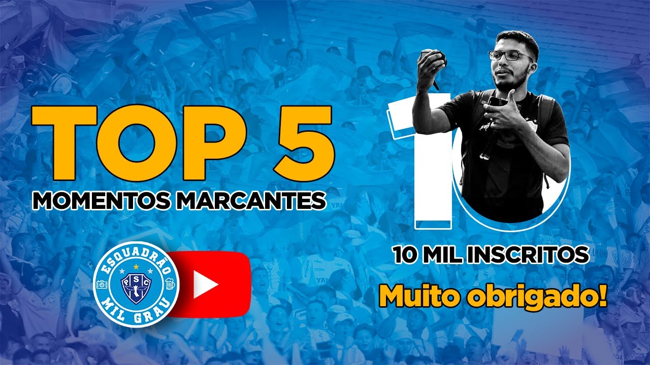 ESPECIAL 10 MIL INSCRITOS: Top 5 momentos marcantes